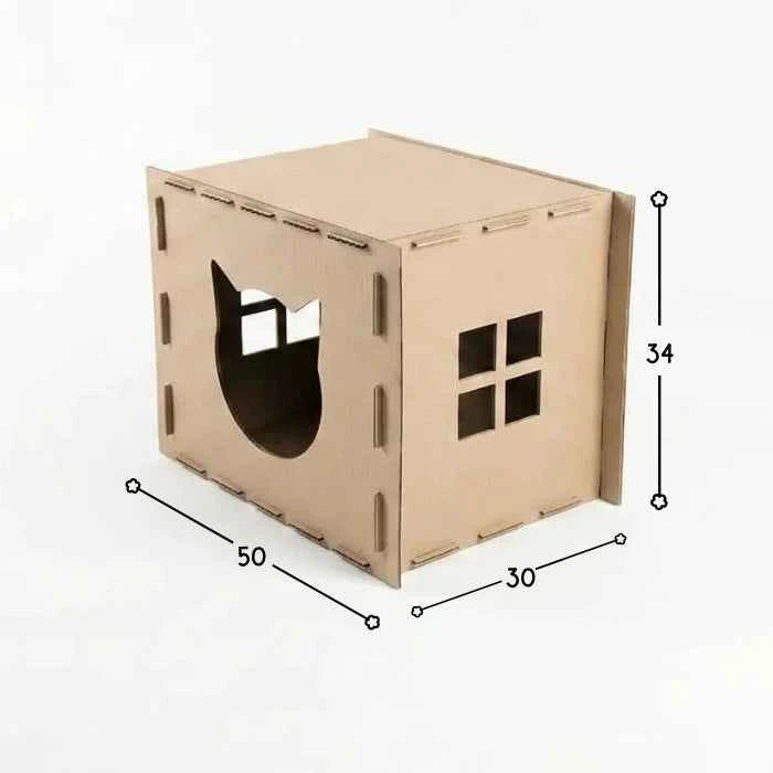 Hotel 1 Cartopuzzle | Refugio de Cartón para Gatos en Chile
