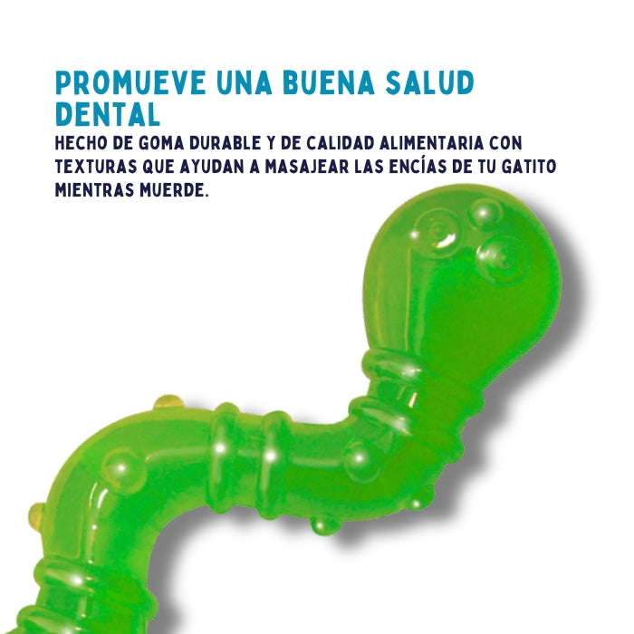 Juguete funcional para gatos promueve una buena salud e higiene dental