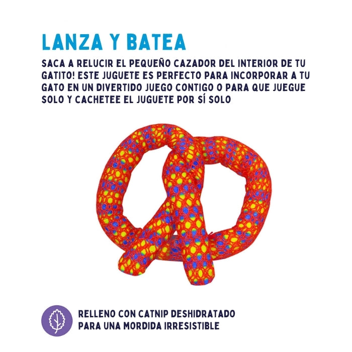 Juguete funcional sensorial para gatos relleno con catnip deshidratado para hacerlo aún más atractivo