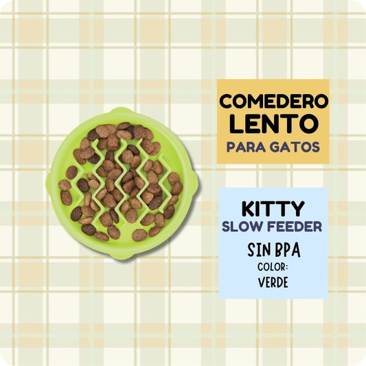 Comedero lento para gatos Kitty Slow Feeder de Outward Hound