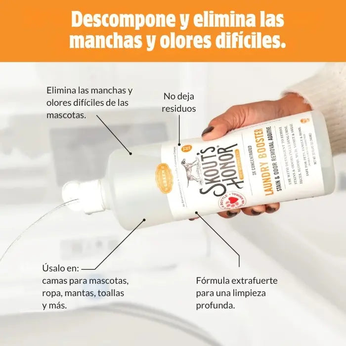 Como funciona Laundry Booster Skouts honor