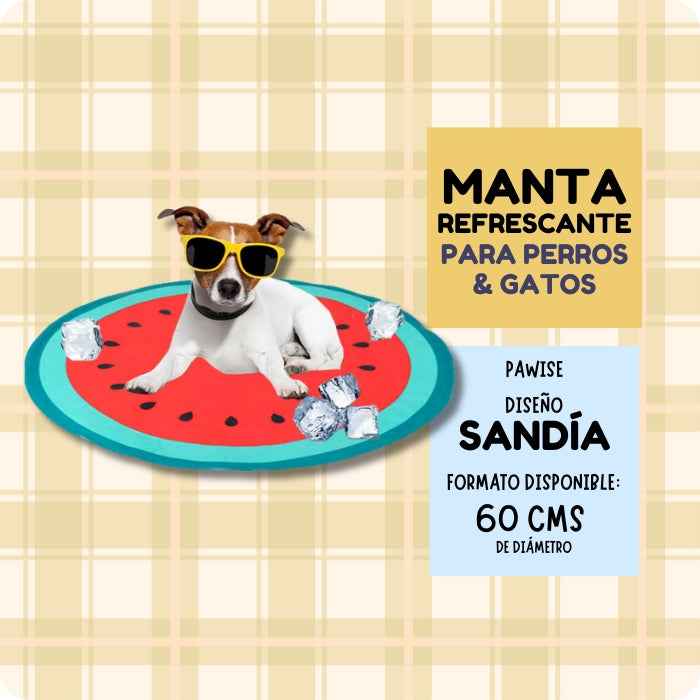 Mat de enfriamiento redonda 60 cm- Pawise