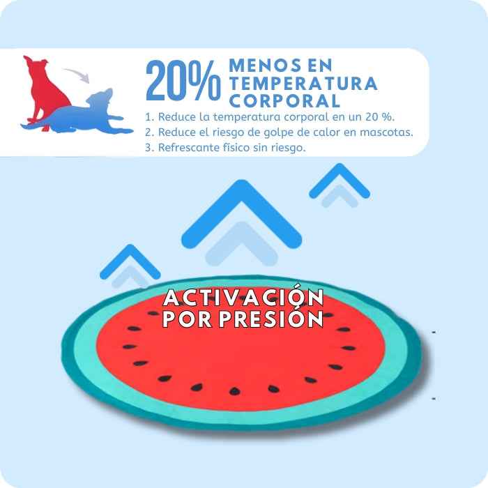 Mat de enfriamiento redonda 60 cm- Pawise