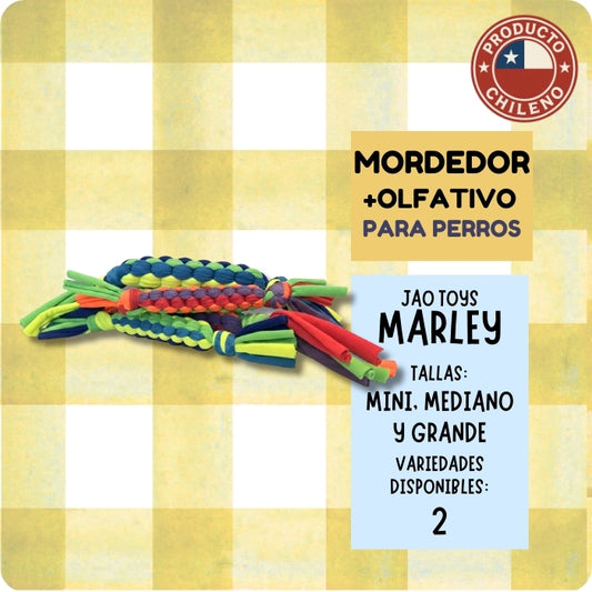 Marley de Jao toys Mordedor más juguete olfativo hecho en Chile