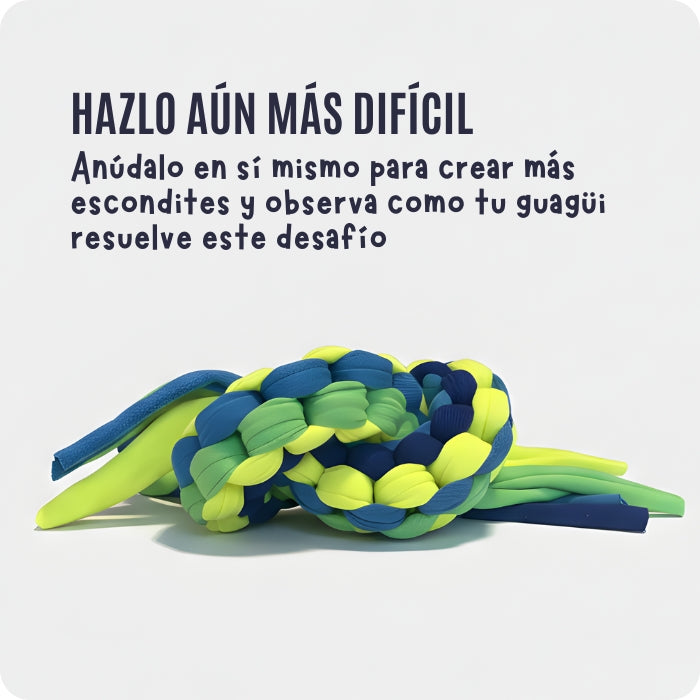 Marley de Jao toys, anúdalo para ahcerlo más desafiante.