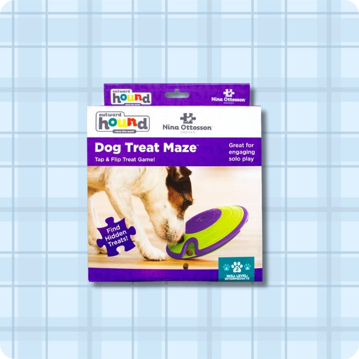Caja juguete interactivo para perros tipo puzzle Dog Treat Maze Nivel 2 Nina Ottosson