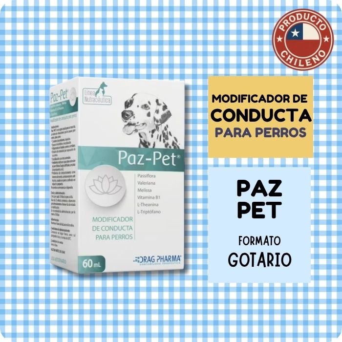 Paz Pet modificador de la conducta natural para perros