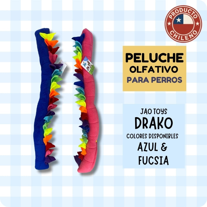 Peluche olfativo para perros Drako de Jao Toys