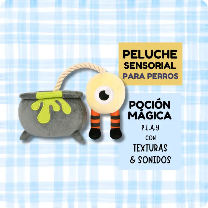 Juguete Interactivo para Perros con Sonido PLAY Howling Haunts Pocion Magica
