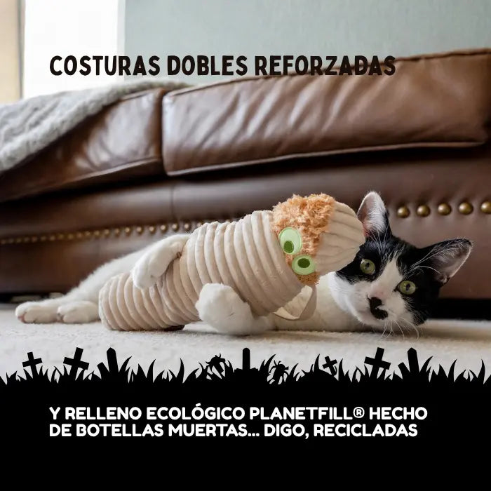 Juguete para Gatos Peluche con Catnip PLAY Feline Frenzy La Momiau Kicker