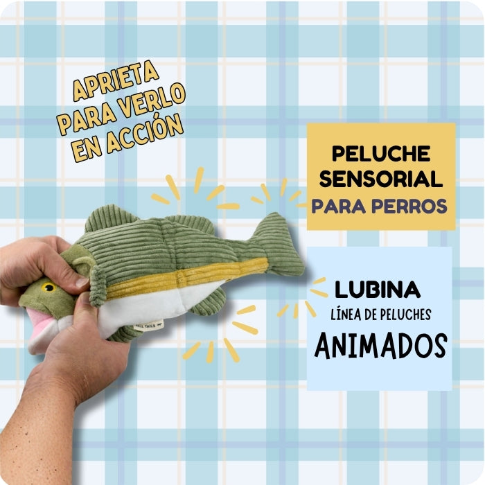 Peluche sensorial animado para perros Lubina Tall Tails 