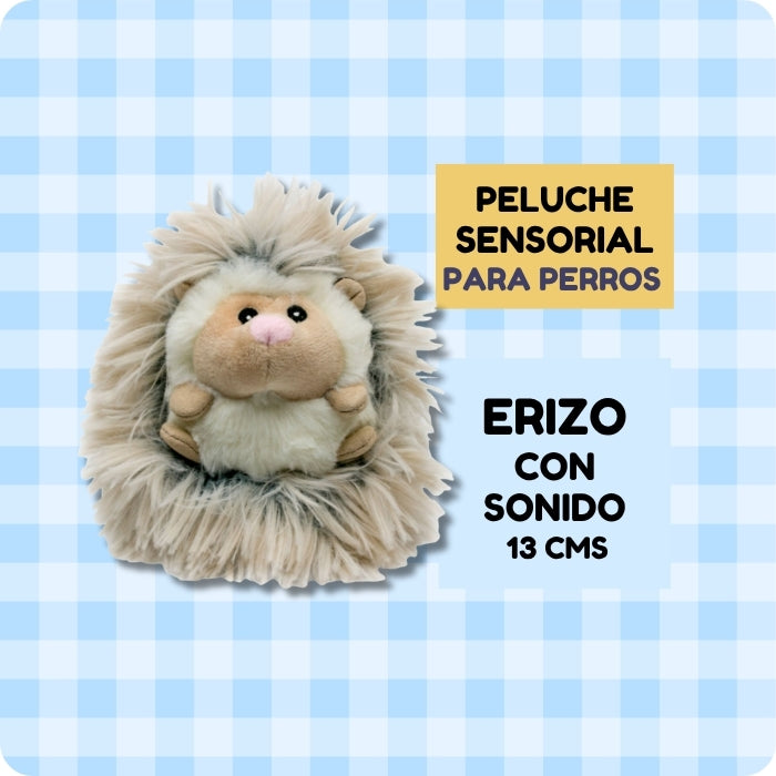 Peluche sensorial para perros de talla pequeña Erizo Tall Tails