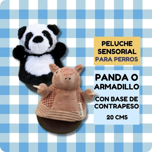 Peluche sensorial para perro con base de contrapeso Tall Tails Roly Poly 