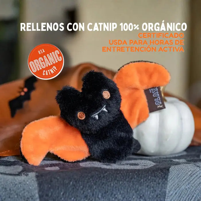 Juguetes para Gatos con Catnip Organico PLAY Feline Frenzy Los Michibichos Set x2