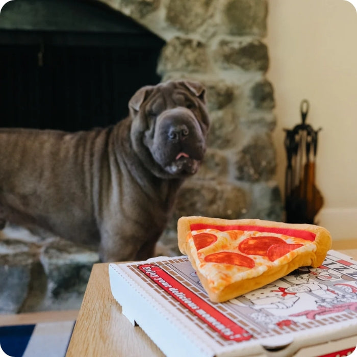 Puppy-roni Pizza peluche P.L.A.Y