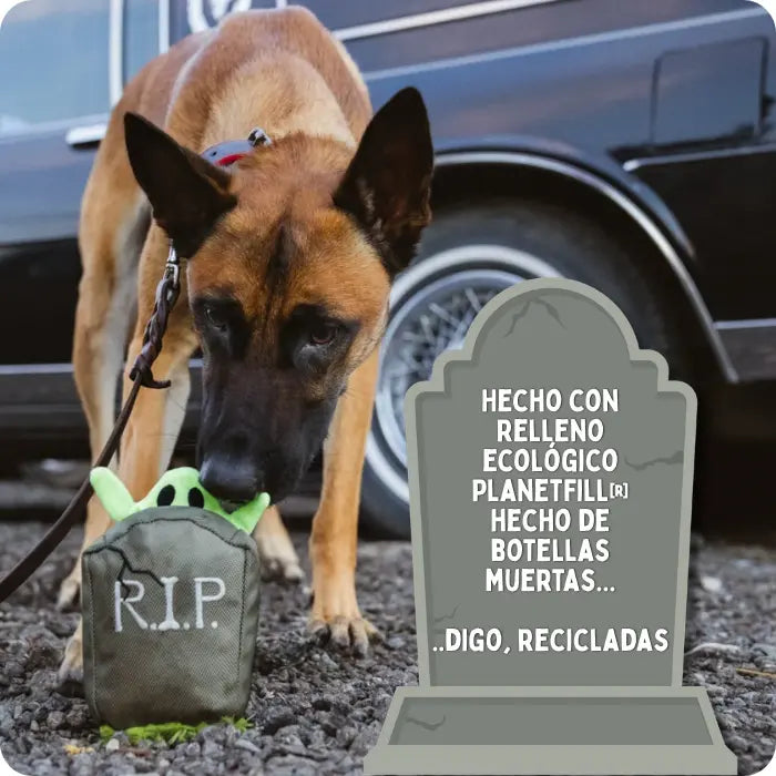 Juguete para Perros Lapida de Halloween PLAY Howling Haunts Lápida Embrujada