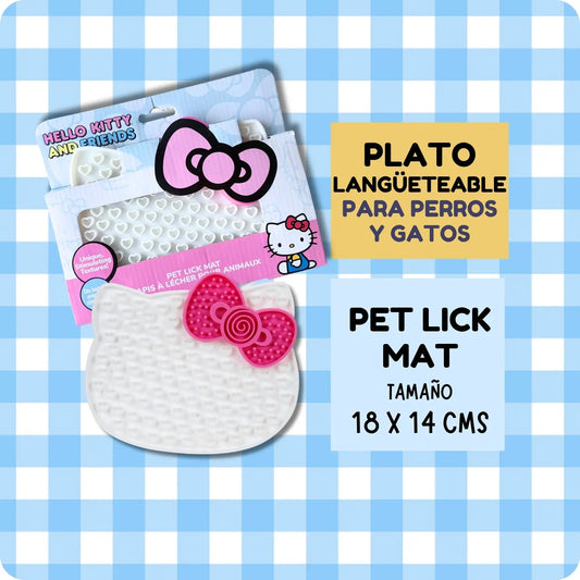 Lick Mat Hello Kitty and Friends Jazwares Interactivo con Mini Mat Desmontable