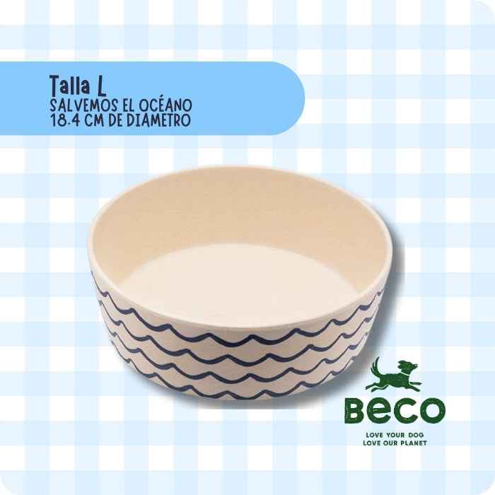 Plato de Bambú - Salvemos el océano