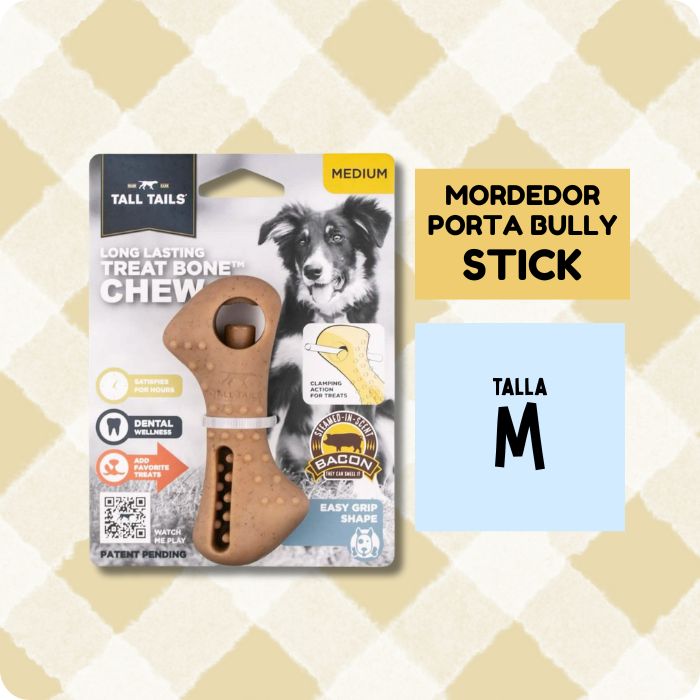 Porta Bully Stick Tall Tails talla M de nylon y celulosa 