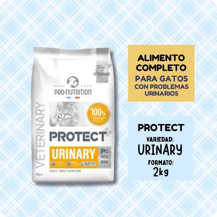 alimento completo para gatos con problemas urinarios. Protect Urinary de Pro Nutrition Formato de 2kg
