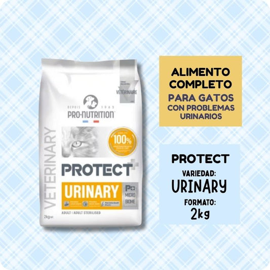 alimento completo para gatos con problemas urinarios. Protect Urinary de Pro Nutrition Formato de 2kg