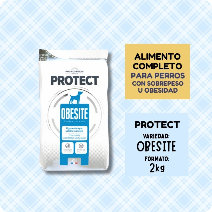 Pronutrition Protect Obesite de 2kg para perros con sobrepeso y obesidad