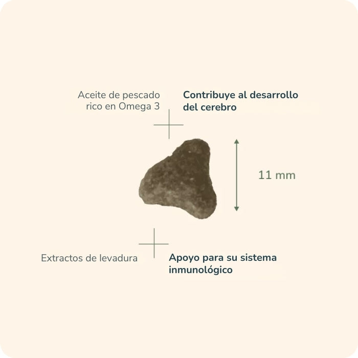 Pro nutrition Pure life Poissons Puppy mini medium croqueta 