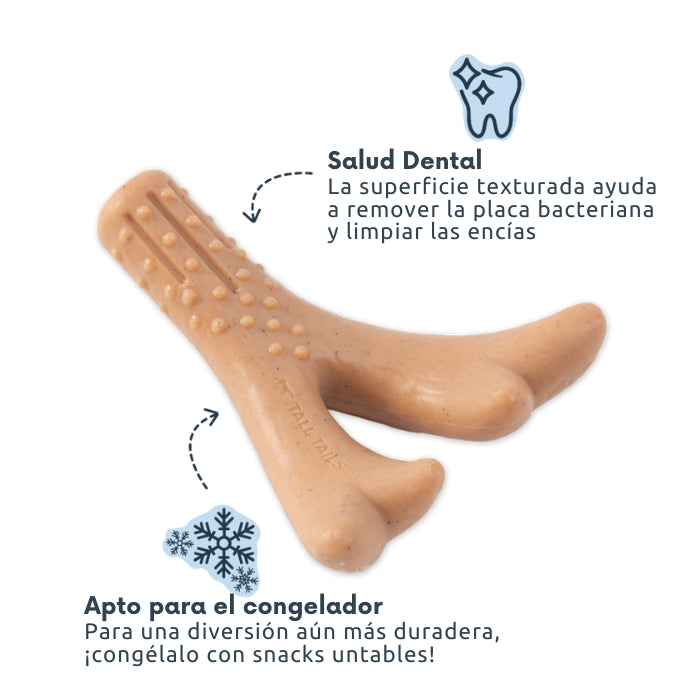 Propiedadees mordedor recreacional para perros: Favorece la salud dental y es apto para el congelador
