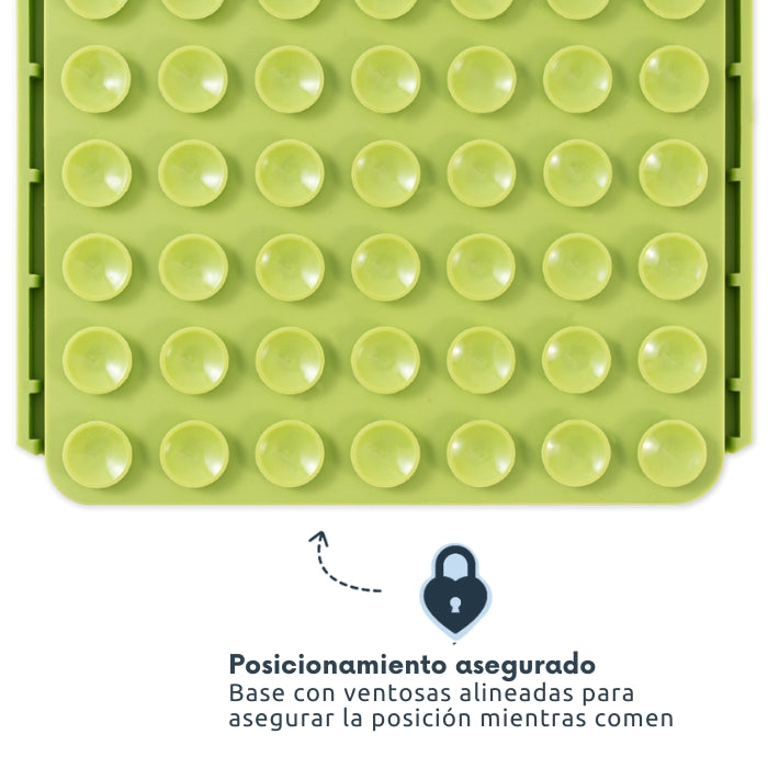Base con ventosas para evitar el deslizamiento del comedero lento olfativo de tall tails Foraging mat