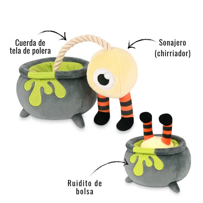 Juguete Interactivo para Perros con Sonido PLAY Howling Haunts Pocion Magica