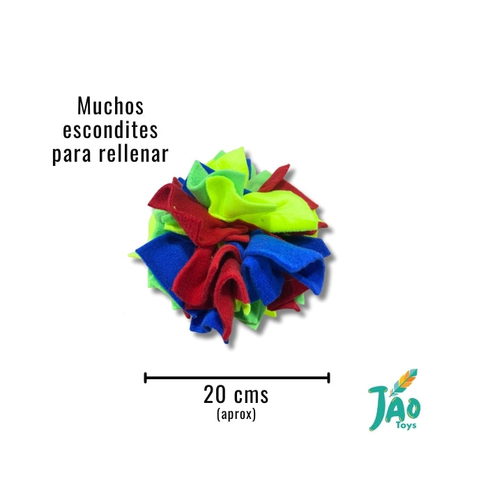 Propiedades Pelota olfativa para perros Pompón de Jao Toys