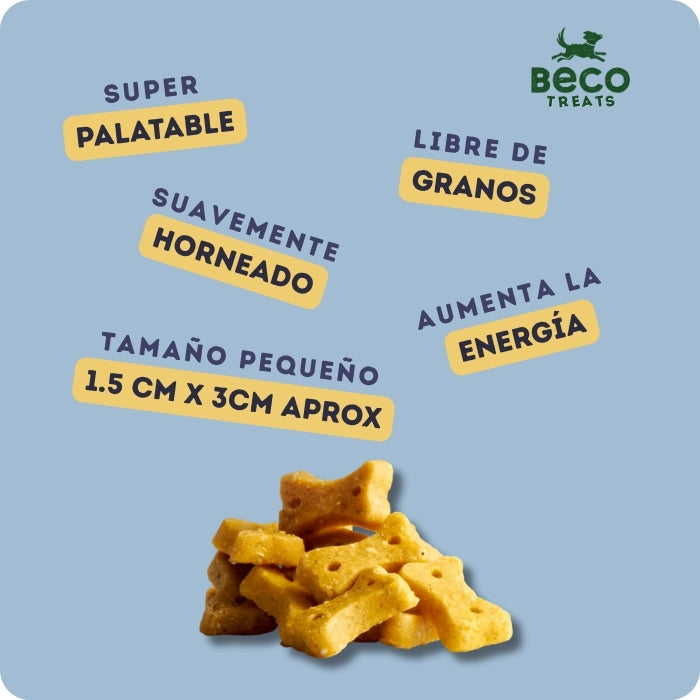 Galletas naturales libres de granos para perros Beco Treats Peanut Mani