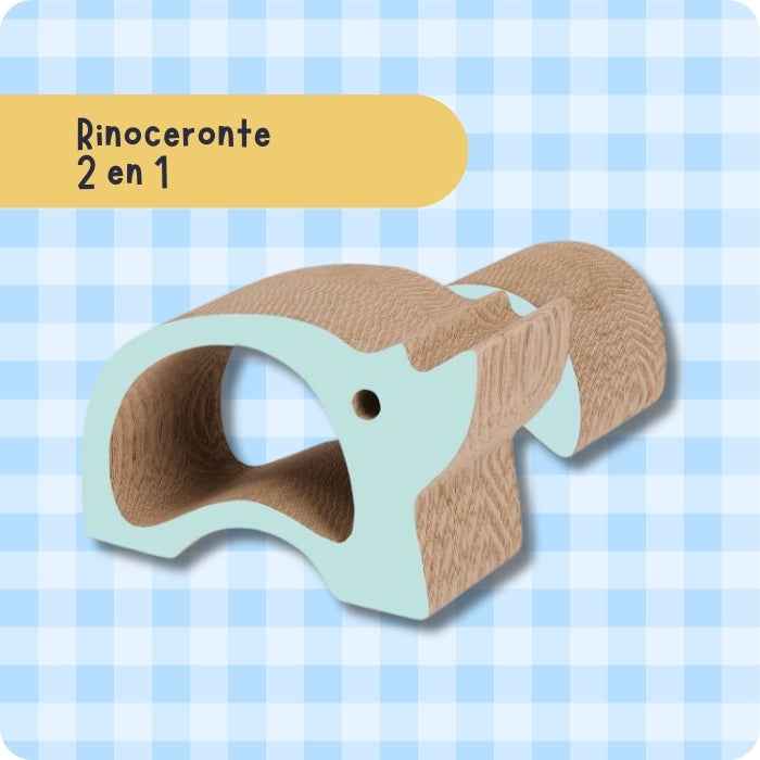 Rascador 2 en 1 para gatos | Gorila | Elefante | Rinoceronte | Catit Zoo
