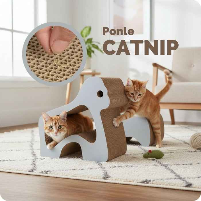 Rascador 2 en 1 para gatos | Gorila | Elefante | Rinoceronte | Catit Zoo