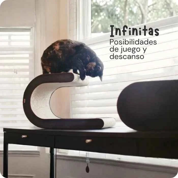 Rascador de lujo para Gatos Arty 2 Piezas P.L.A.Y. Dark Chocolate