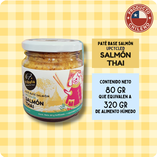 Paté liofilizado base salmon recete Salmon Thai Tributo