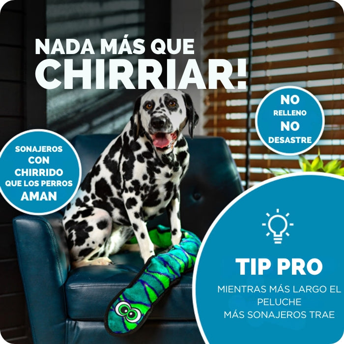 Juguete sensorial para perros sin relleno, solo sonajeros para una diversión más duradera