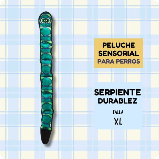 Peluche sensorial para perros Serpiente talla XL Durablez de Outward Hound