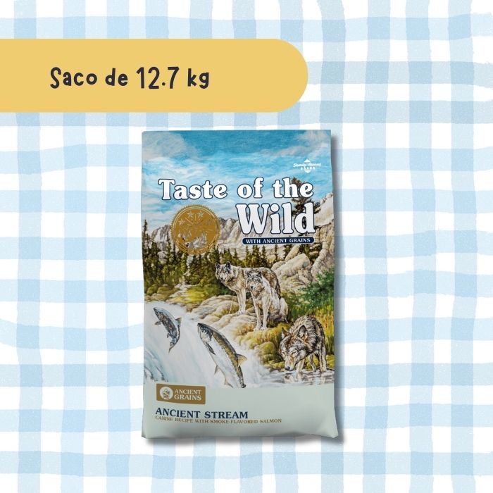 Taste of the wild Ancient Stream con granos ancestrales de 12.7 kg