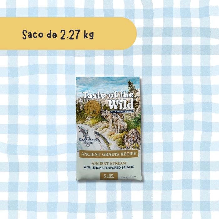 Taste of the wild Ancient Stream con granos ancestrales de 2.27 kg