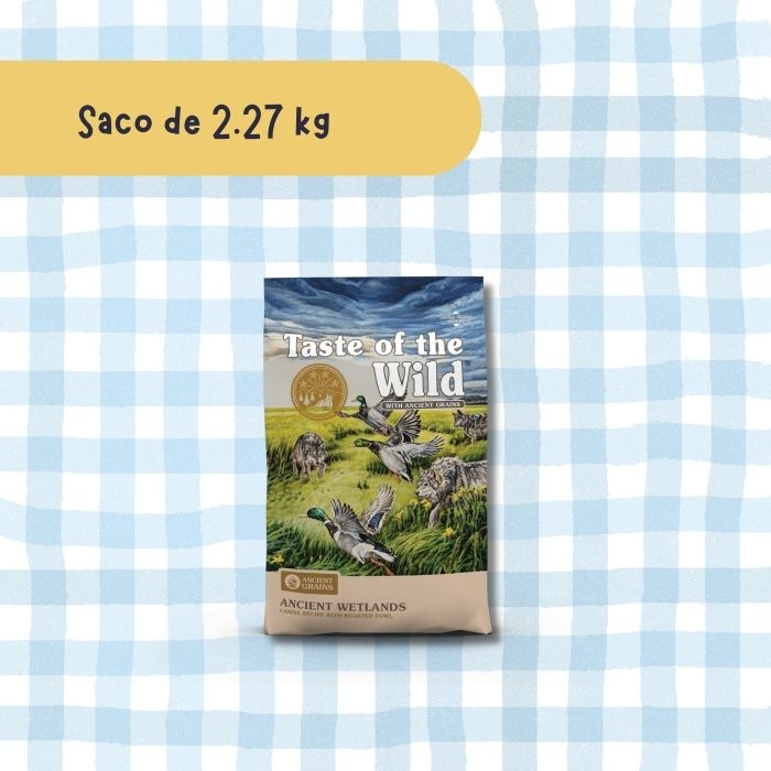 Taste of the Wild Ancient Wetlands con granos ancestrales de 2.27 kg