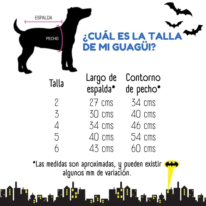 Disfraz de Batman para perros y gatos | Confección Nacional
