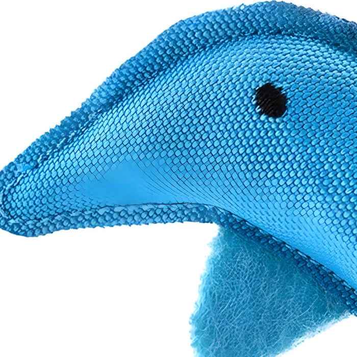 Delfín de peluche para gatos relleno con catnip | Beco