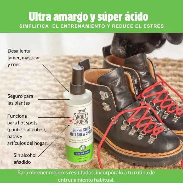 Super Sour Anti Chew Spray Skouts Honor | Spray Antimordeduras