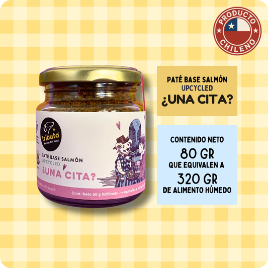 Paté liofilizado Tributo receta Una Cita