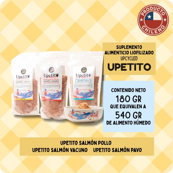Suplemento alimenticio liofilizado para perros y gatos Upetito