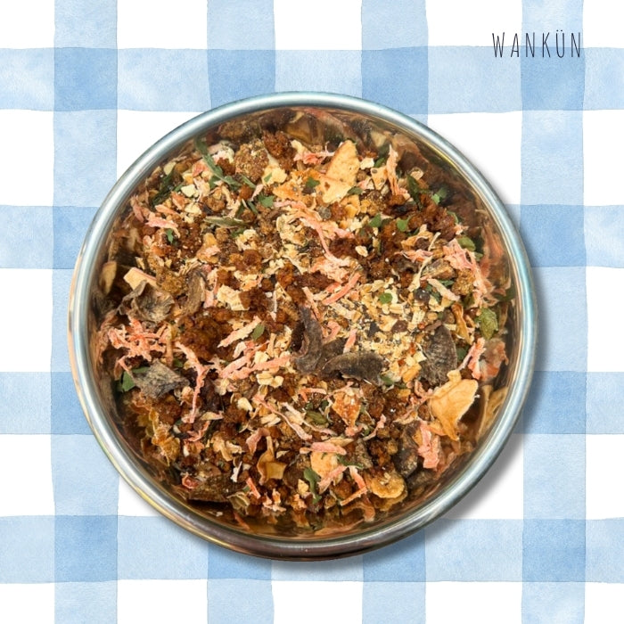 Alimento deshidratado para perros Wankun rehidratado