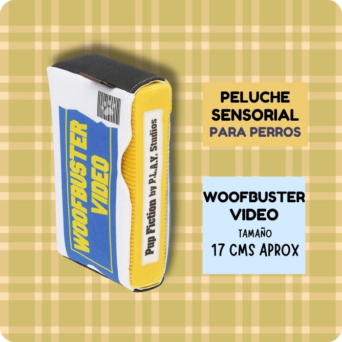 Woofbuster Video peluche sensorial para perros de P.L.A.Y