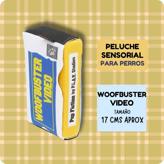 Woofbuster Video peluche sensorial para perros de P.L.A.Y
