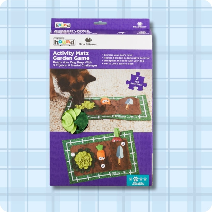 Caja alfombra olfativa Nina Ottosson Activity Matz Garden Game